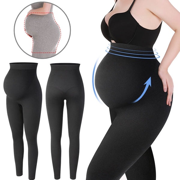 Leggings de maternité pantalons taille haute femmes vêtements de grossesse