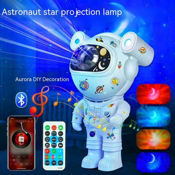 Astronaut night light starry sky projector