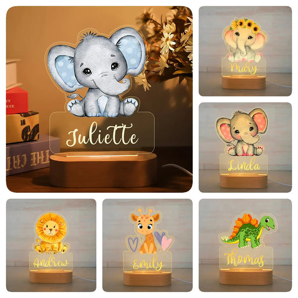 Personalized night light