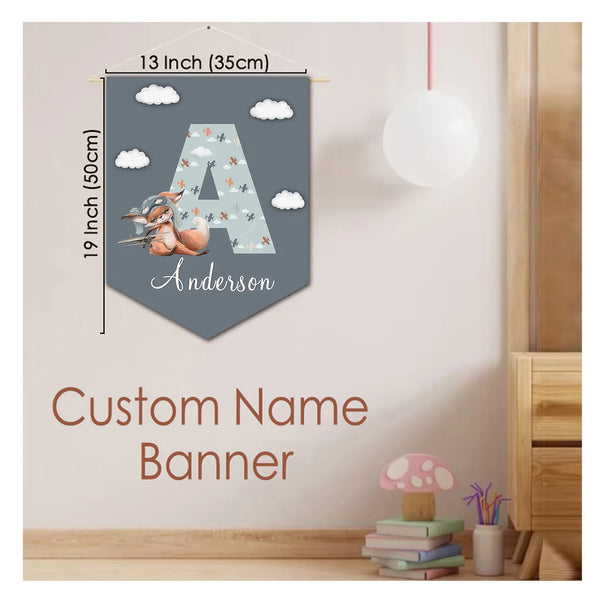 Customizable linen banner 